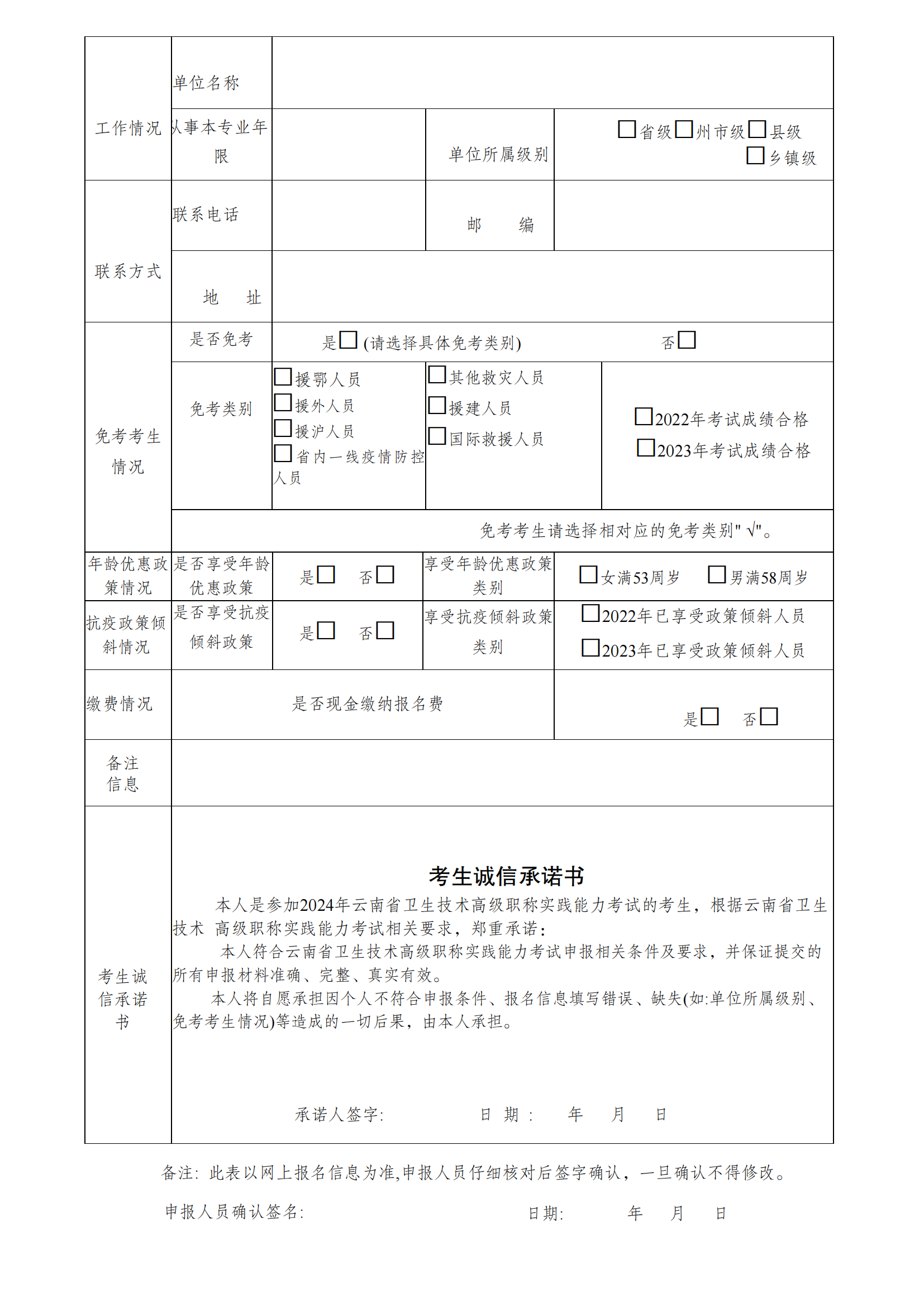 2024年云南省卫生技术高级职称实践能力考试通知