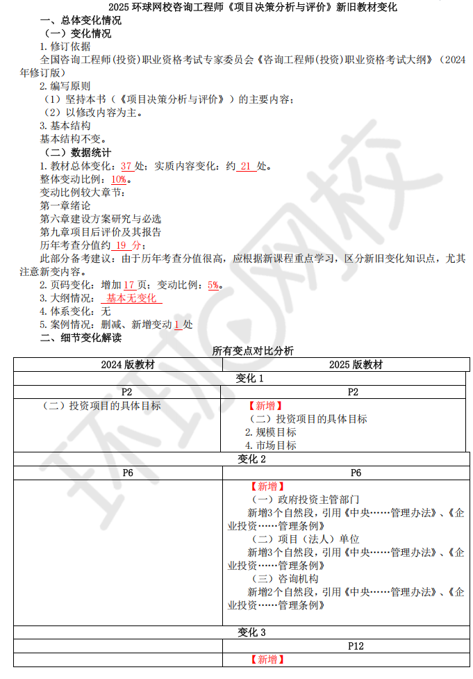 2025咨询工程师教材解析