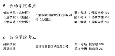 山西2023年下半年软考中级考试时间及考点设置